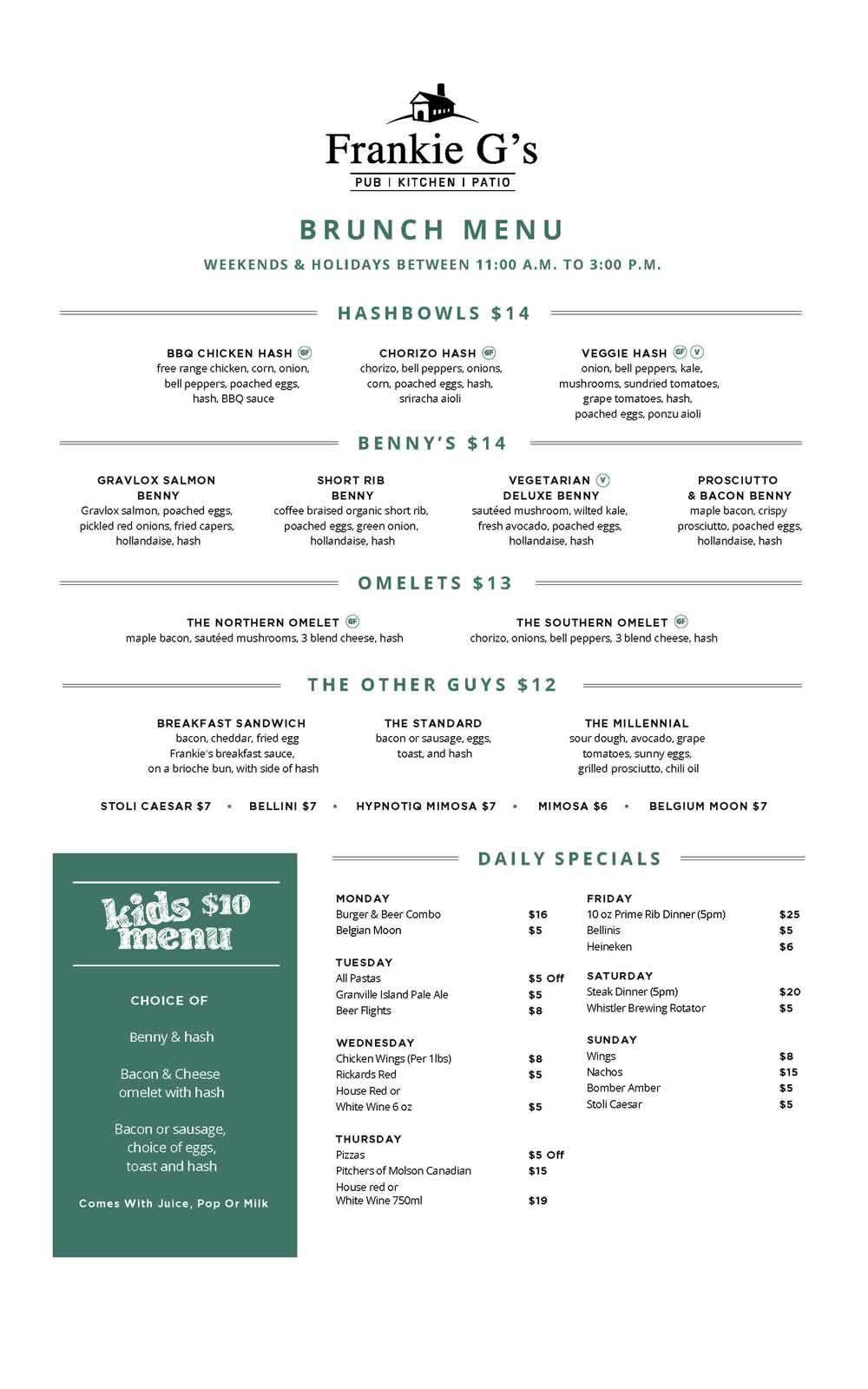 Frankie Gs Pub Kitchen Patio